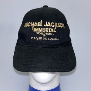 Michael Jackson The Immortal World Tour Cirque Du Soleil‎ Cap EUC Adjustable